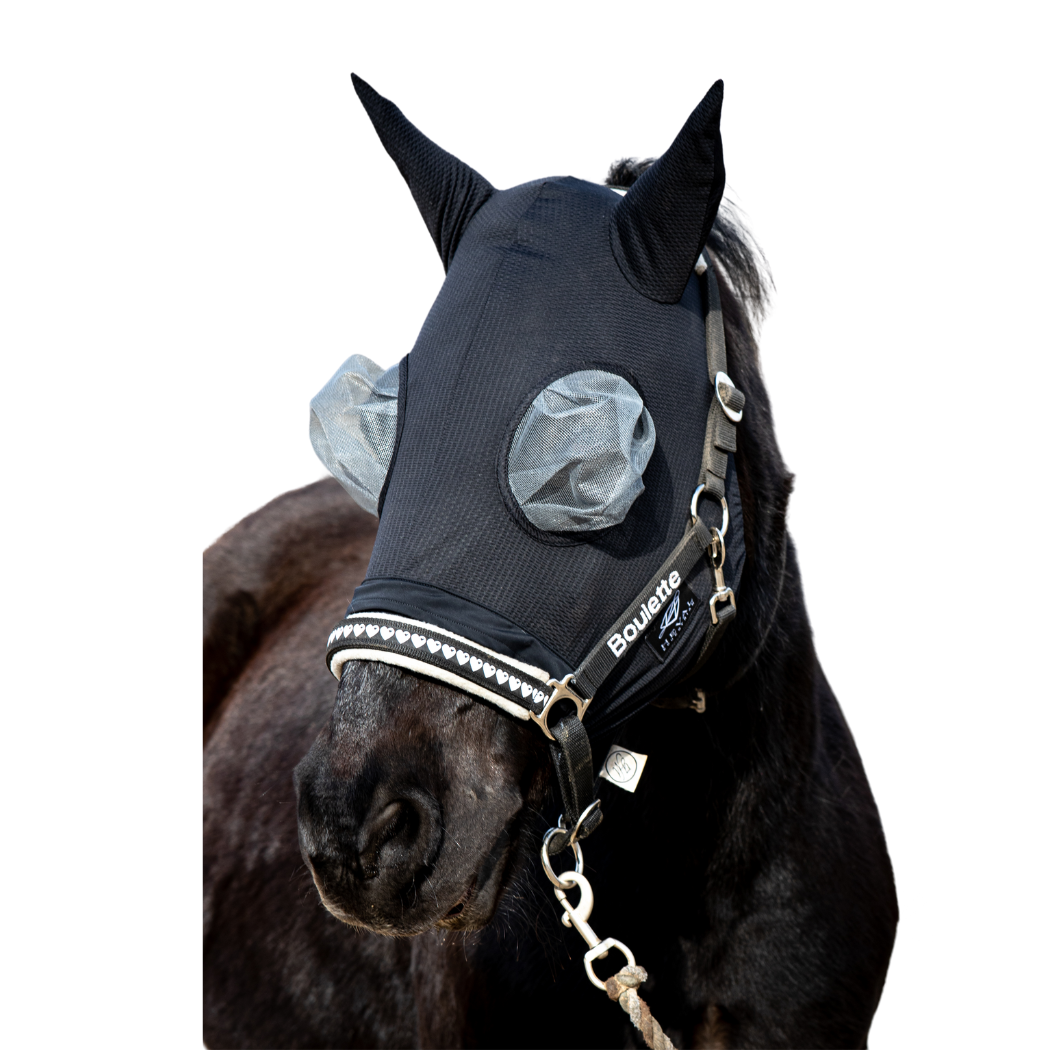 NOFLYNOCRY Fliegenmaske Meshy Feshy Augennetz 75% UV-Blocker