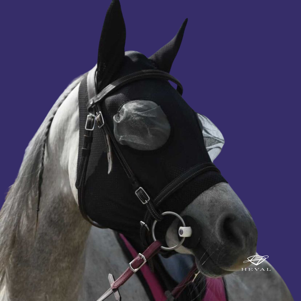 NOFLYNOCRY Fliegenmaske Meshy Feshy Augennetz 75% UV-Blocker