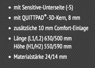 QUITTPAD® Distanz-Satteldecke